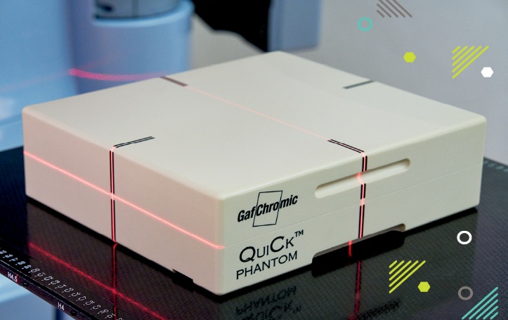 Gafchromic™ quick phantom™ device